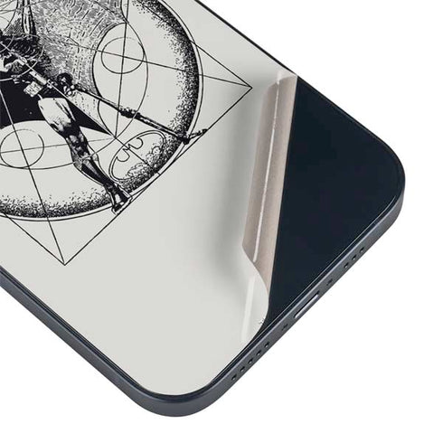 DC Comics Batman Skeleton diagram Art iPhone 15 Skin