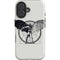 DC Comics Batman Skeleton diagram Art iPhone 16 Impact Case