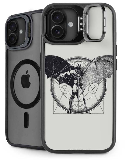 DC Comics Batman Skeleton diagram Art iPhone 16 Kickstand Case