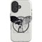 DC Comics Batman Skeleton diagram Art iPhone 16 Magsafe Impact Case