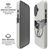 DC Comics Batman Skeleton diagram Art iPhone 16 Magsafe Impact Case