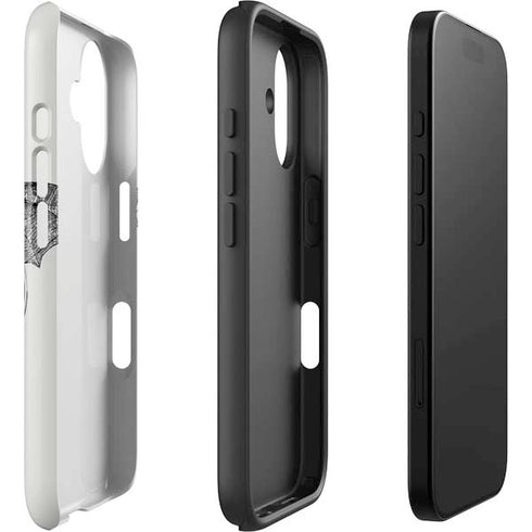 DC Comics Batman Skeleton diagram Art iPhone 16 Plus Impact Case