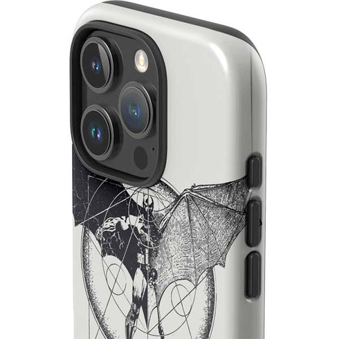 DC Comics Batman Skeleton diagram Art iPhone 16 Pro Impact Case
