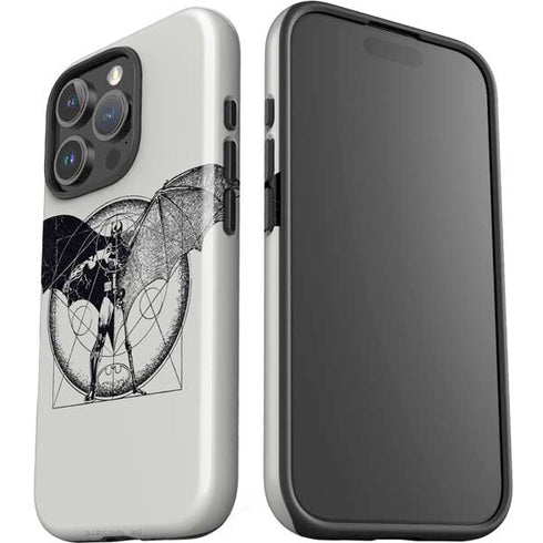 DC Comics Batman Skeleton diagram Art iPhone 16 Pro Impact Case