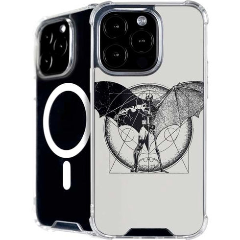 DC Comics Batman Skeleton diagram Art iPhone 16 Pro MagSafe Case