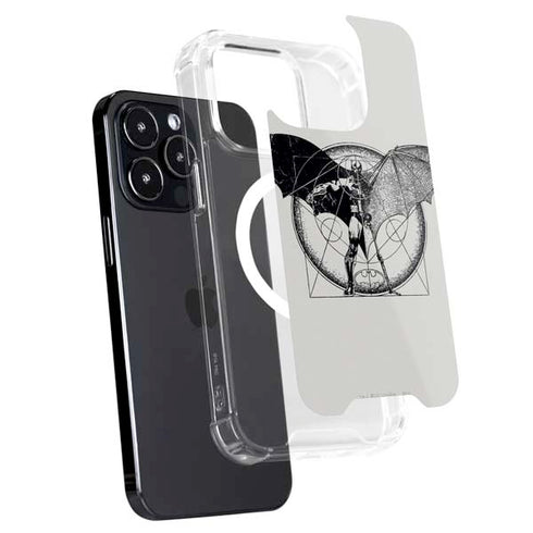 DC Comics Batman Skeleton diagram Art iPhone 16 Pro MagSafe Case