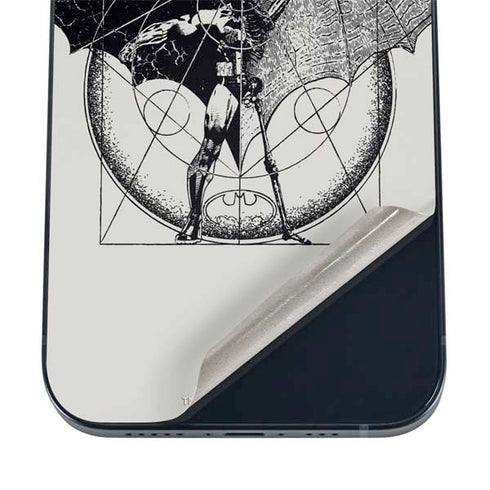 DC Comics Batman Skeleton diagram Art iPhone 16 Skin