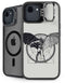 DC Comics Batman Skeleton diagram Art iPhone 16e Kickstand Case