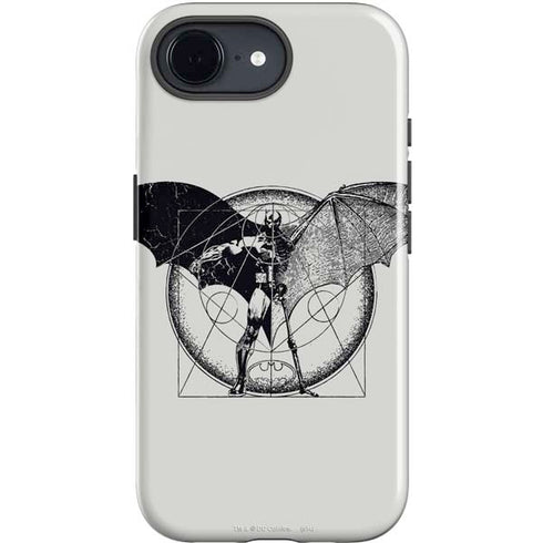 DC Comics Batman Skeleton diagram Art iPhone 16e Impact Case