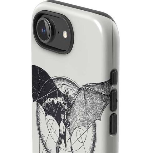 DC Comics Batman Skeleton diagram Art iPhone 16e Impact Case