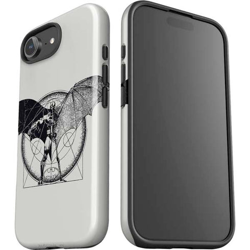 DC Comics Batman Skeleton diagram Art iPhone 16e Impact Case