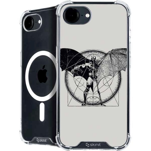 DC Comics Batman Skeleton diagram Art iPhone 16e MagSafe Case