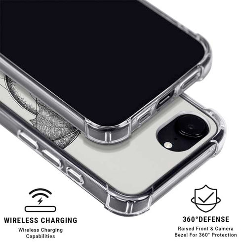 DC Comics Batman Skeleton diagram Art iPhone 16e MagSafe Case