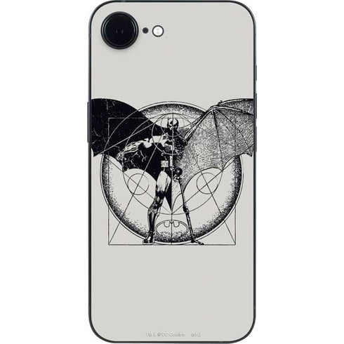 DC Comics Batman Skeleton diagram Art iPhone 16e Skin