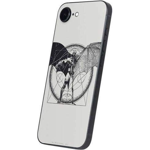 DC Comics Batman Skeleton diagram Art iPhone 16e Skin