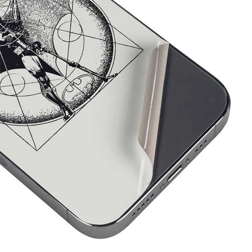 DC Comics Batman Skeleton diagram Art iPhone 16e Skin