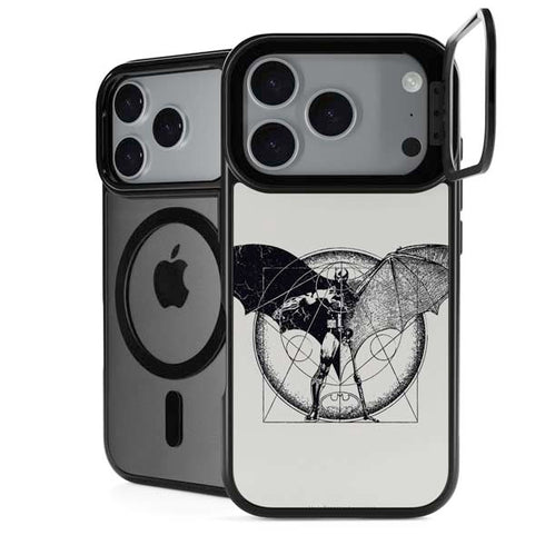 DC Comics Batman Skeleton diagram Art iPhone 18 Pro Kickstand Case