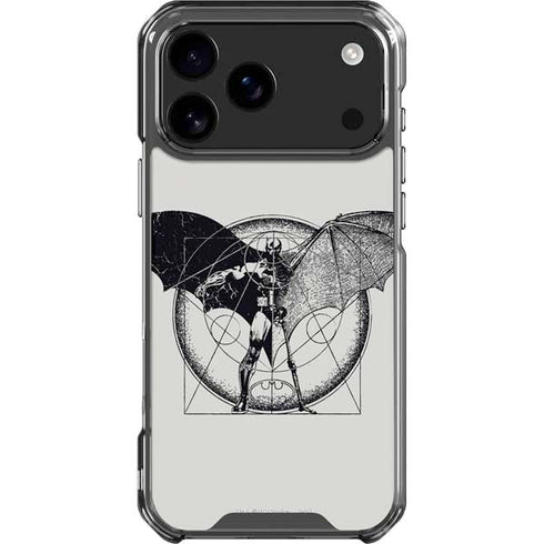 DC Comics Batman Skeleton diagram Art iPhone 18 Pro Max Clear Case