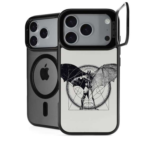 DC Comics Batman Skeleton diagram Art iPhone 18 Pro Max Kickstand Case
