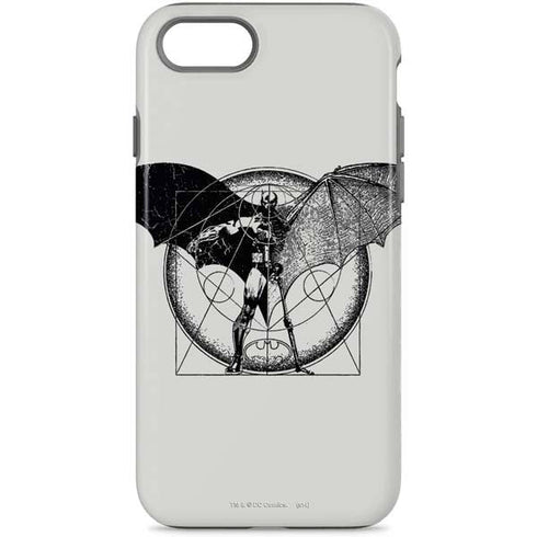 DC Comics Batman Skeleton diagram Art iPhone Cases