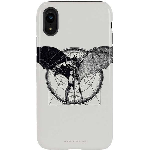 DC Comics Batman Skeleton diagram Art iPhone XR Pro Case