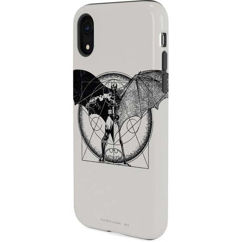 DC Comics Batman Skeleton diagram Art iPhone XR Pro Case