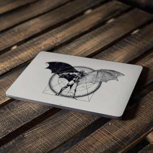 DC Comics Batman Skeleton diagram Art Apple MacBook Air Skin