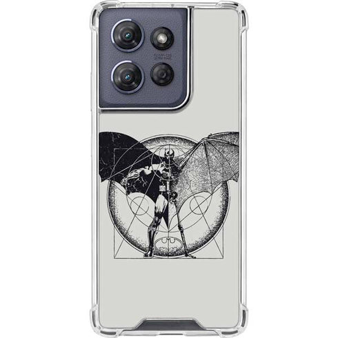 DC Comics Batman Skeleton diagram Art Moto G 5G (2025) Clear Case