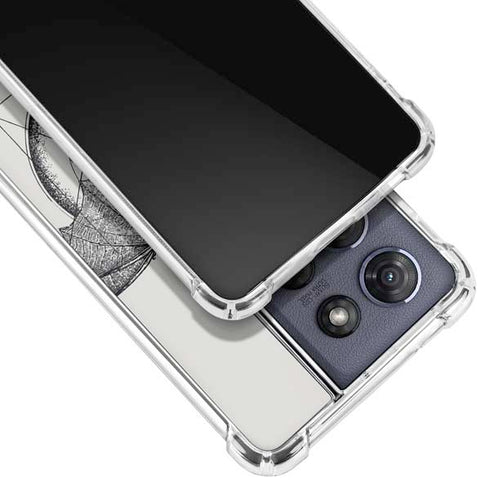 DC Comics Batman Skeleton diagram Art Moto G 5G (2025) Clear Case