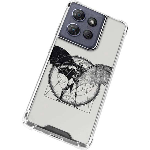 DC Comics Batman Skeleton diagram Art Moto G Play 5G (2025) Clear Case