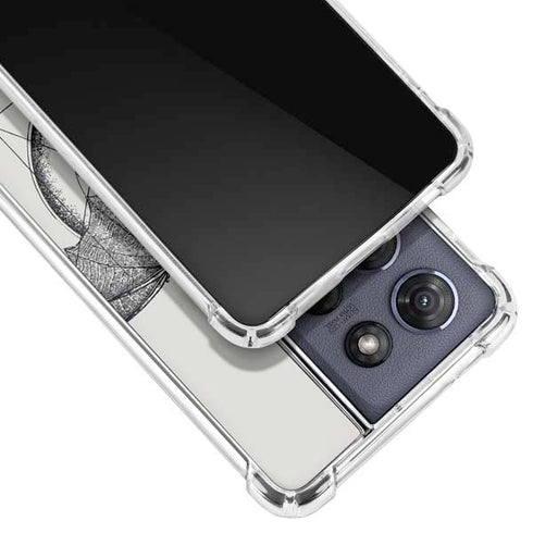 DC Comics Batman Skeleton diagram Art Moto G Power 5G (2025) Clear Case