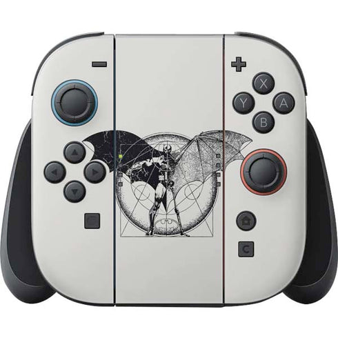 DC Comics Batman Skeleton diagram Art Nintendo Switch 2 (2025) Joy-Con Controller Skin