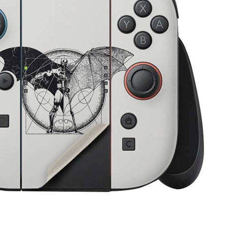 DC Comics Batman Skeleton diagram Art Nintendo Switch 2 (2025) Joy-Con Controller Skin