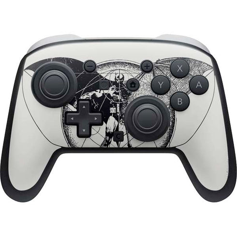 DC Comics Batman Skeleton diagram Art Nintendo Switch 2 (2025) Pro Controller Skin