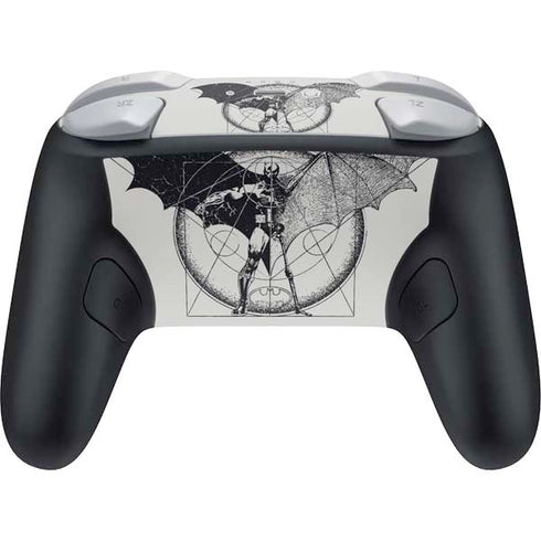 DC Comics Batman Skeleton diagram Art Nintendo Switch 2 (2025) Pro Controller Skin