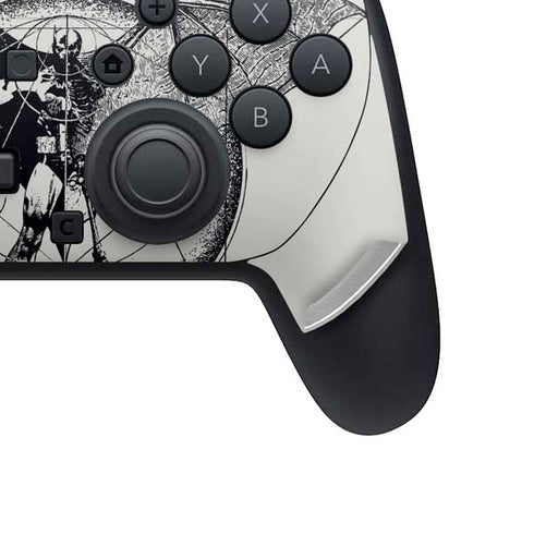 DC Comics Batman Skeleton diagram Art Nintendo Switch 2 (2025) Pro Controller Skin
