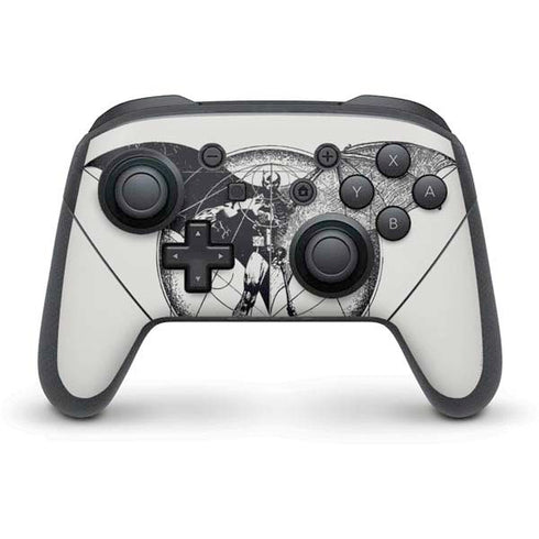 DC Comics Batman Skeleton diagram Art Nintendo Switch Pro Controller Skin