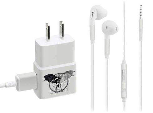 DC Comics Batman Skeleton diagram Art Phone Charger Skin