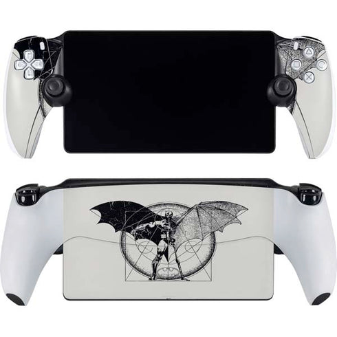 DC Comics Batman Skeleton diagram Art PlayStation Portal Remote Player Skin