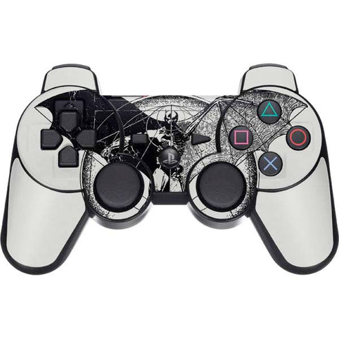 DC Comics Batman Skeleton diagram Art PS3 Dual Shock wireless controller Skin