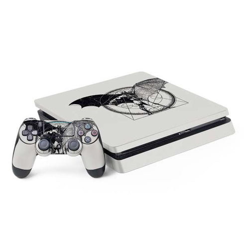 DC Comics Batman Skeleton diagram Art PlayStation PS4 Skins