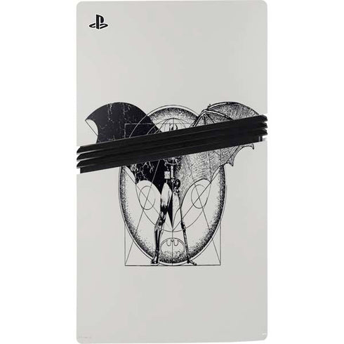 DC Comics Batman Skeleton diagram Art PS5 Pro Bundle Skin