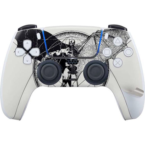 DC Comics Batman Skeleton diagram Art PS5 Pro Bundle Skin