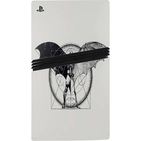 DC Comics Batman Skeleton diagram Art PS5 Pro Disk Console Skin