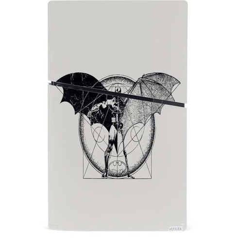 DC Comics Batman Skeleton diagram Art PS5 Slim Digital Edition Console Skin