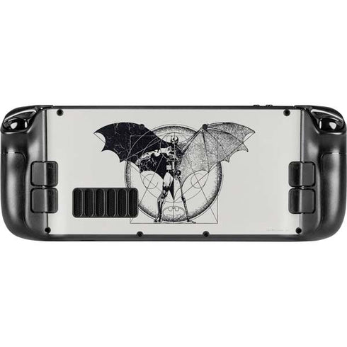 DC Comics Batman Skeleton diagram Art Steam Deck Handheld Gaming Computer OLED Skin