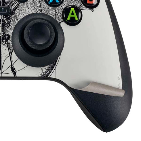 DC Comics Batman Skeleton diagram Art Xbox Series X Controller Skin