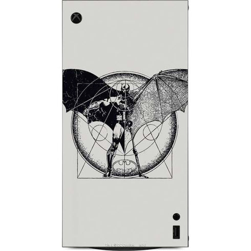 DC Comics Batman Skeleton diagram Art XBox Series X Digital Edition Console Skin