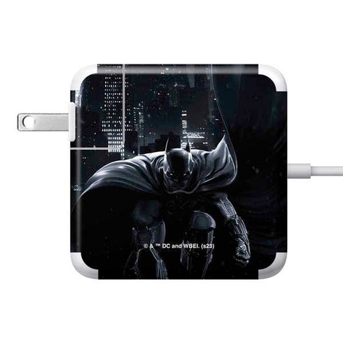 DC Comics Arkham Origins Batman In action pose 85W Power Adapter (15 and 17 inch MacBook Pro Charger) Skin
