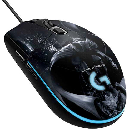 DC Comics Arkham Origins Batman In action pose G203 Prodigy RGB Wired Gaming Mouse Skin